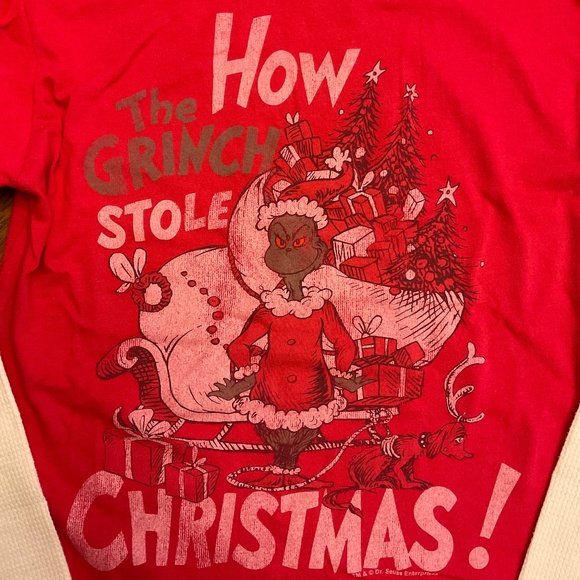 How the Grinch Stole Christmas long sleeve tee - kids size XS (4-5) - Picture 2 of 6